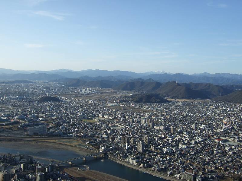 岐阜城からの風景